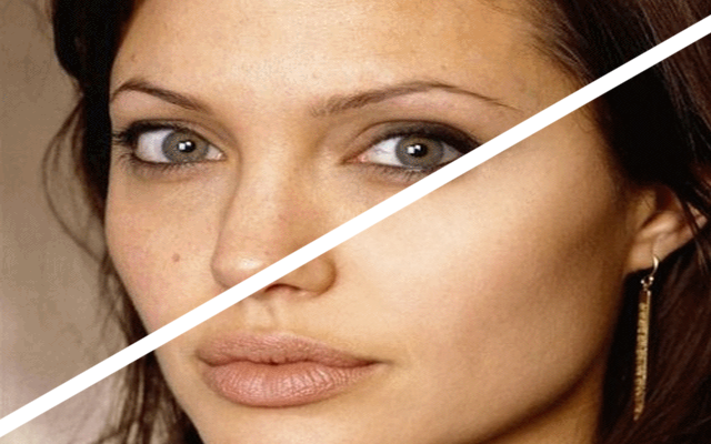 Gifis animados mostrando o antes e depois das celebridades com o uso do photoshop (1)