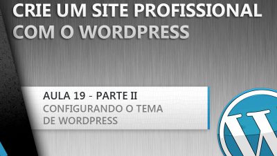 Como configurar meu tema de wordpress