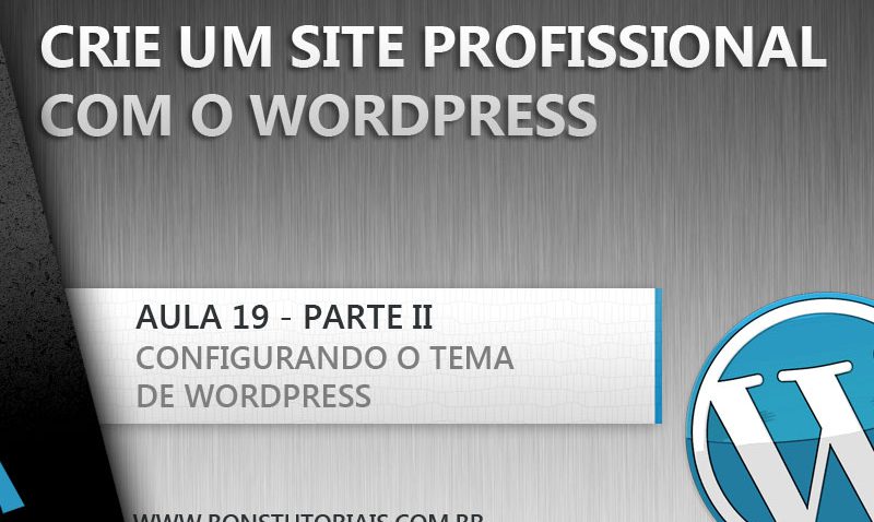Como configurar meu tema de wordpress