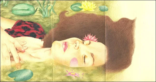Belas pinturas feitas com caderninhos mmoleskine, grandes artes de impressionar. (24)