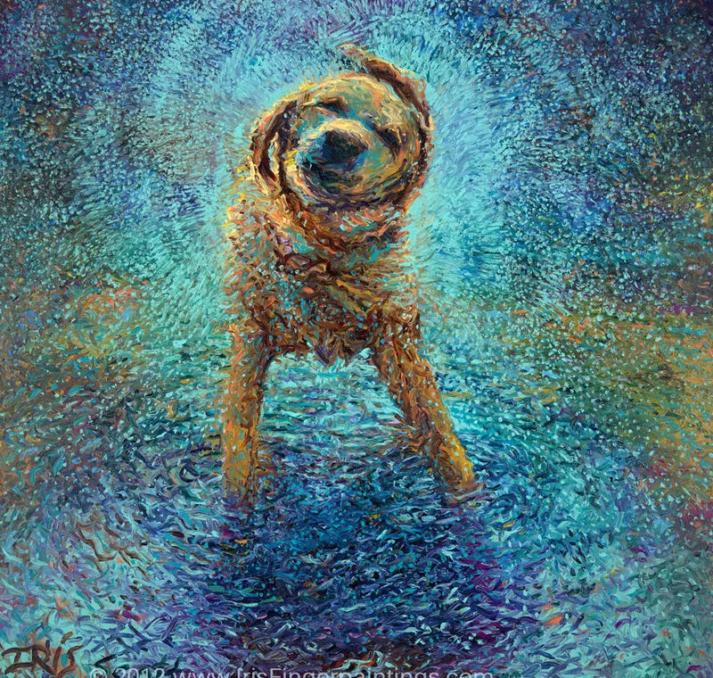 Pinturas impressionantes de Iris Scott em tela, feita com dedos e com uma base de óleo ao extremo, fantástica arte! (7)
