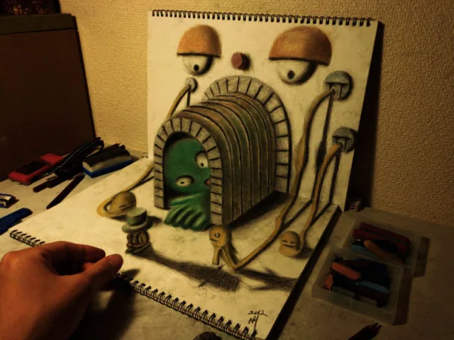 Nagai Hideyuki e seus desenhos 3d que rodaram o mundo (15)