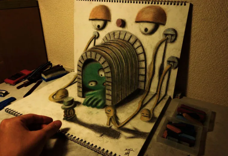 Nagai Hideyuki e seus desenhos 3d que rodaram o mundo (15)