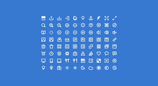 Coleção de ícones minimalistas para usar em seus trabalhos. download grátis