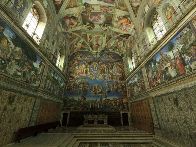 Conhece a Capela Sistina? ainda não, então conheça aqui! faça um tour virtual por ela.