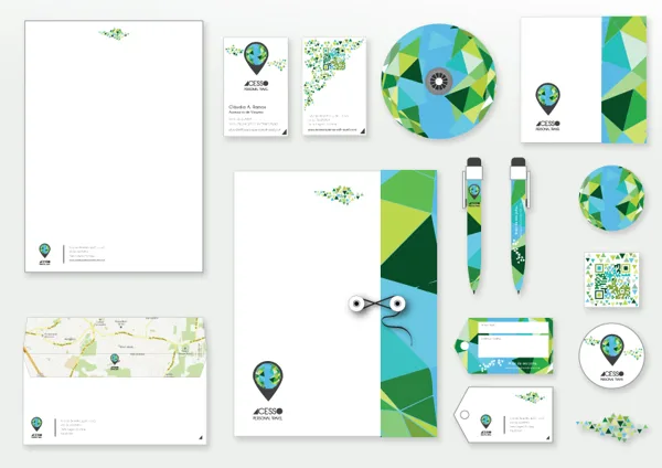 Identidade visual para vocês se inspirarem, desta vez é da Acesso Personal Travel (16)