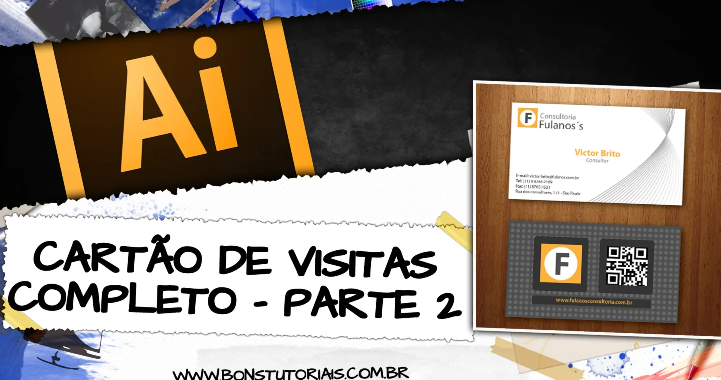 Segunda parte para você criar seu cartão de visitas sem complicações e blá blá blá , desde o começo ao fim!