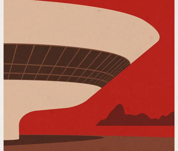 André Chiote crai pôsteres minimalistas para representar museus ao redor do mundo, um espetáculo de pôsteres (10)