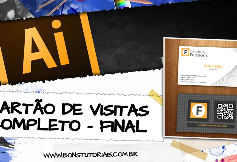Ultima vídeo aula de como criar o seu cartão de visitas completo no Illustrator sem nenhum lenga lenga, só o necessário para você aprender em imprimir o seu!