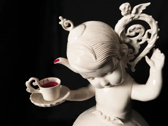 Esculturas pertubadoras e macabras de Maria Rubinke, artesanato e arte em porcelana, inspire-se - blog de design bons tutoriais (12)