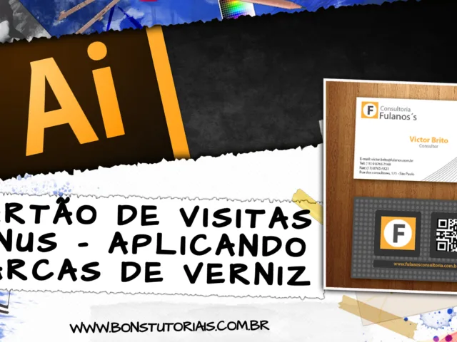 Ensinarei nesta aula bônus como você criar uma marca de verniz no seu cartão de visitas facilmente