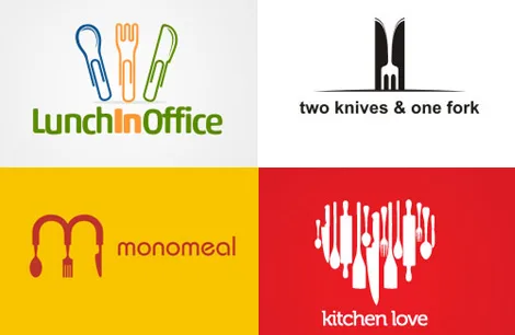 Inspire-se nesta coleção de logotipos utilizando facas e garfos (4)