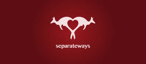 Coleção de logos para te inspirar no bons tutoriais, desta vez são logos de cangurus, inspirem-se, blog de design bons tutoriais (14)