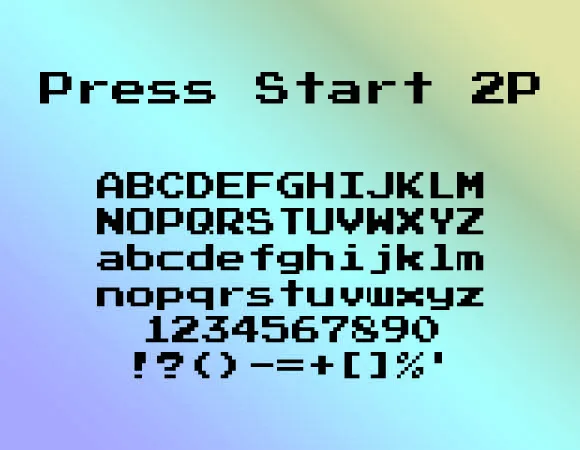 Fontes para usar em 8bits, download grátis para uso comercial e pessoal (9)