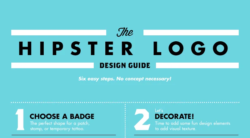 Veja algumas e necessárias dicas para você criar o seu logo Hipster neste poster maneiro (1)