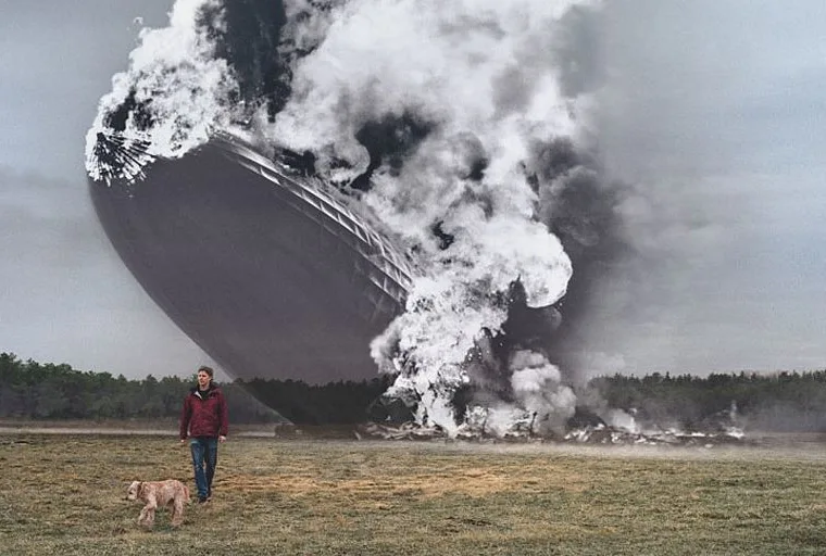 Belas montagens de Seth Taras onde ele retrata o passado e presente em uma fotografia (5)