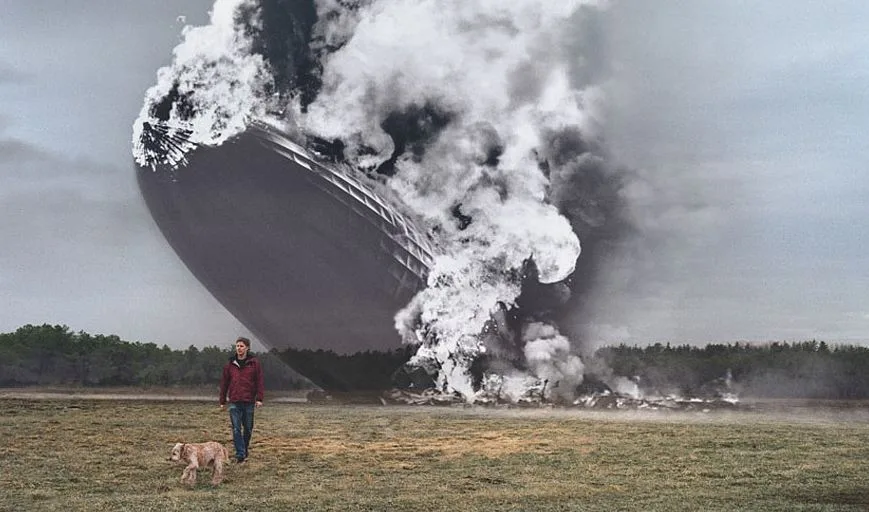 Belas montagens de Seth Taras onde ele retrata o passado e presente em uma fotografia (5)
