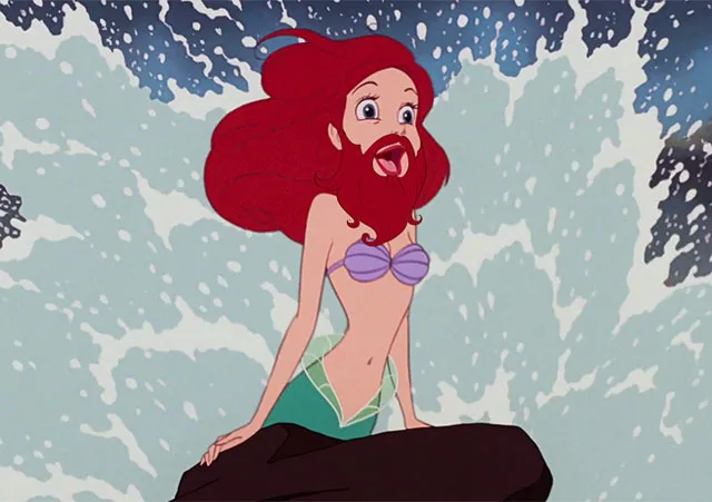 Princesas da Disney, Bigodes e Barbas