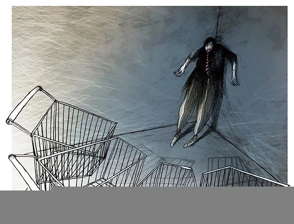 Angel Boligan critica a politica e o estilo de vida atual com suas ilustrações fantásticas (17)