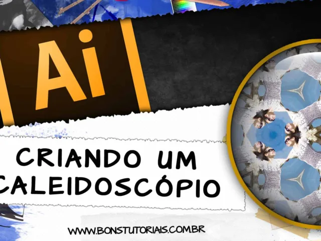 aprenda nesta vídeo aula como criar um belo caleidoscópio com o Illustrator