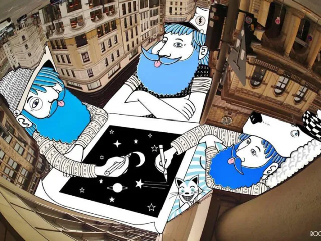 Ilustrações criativas feitas em fotografias por Thomas Lamadieu (4)