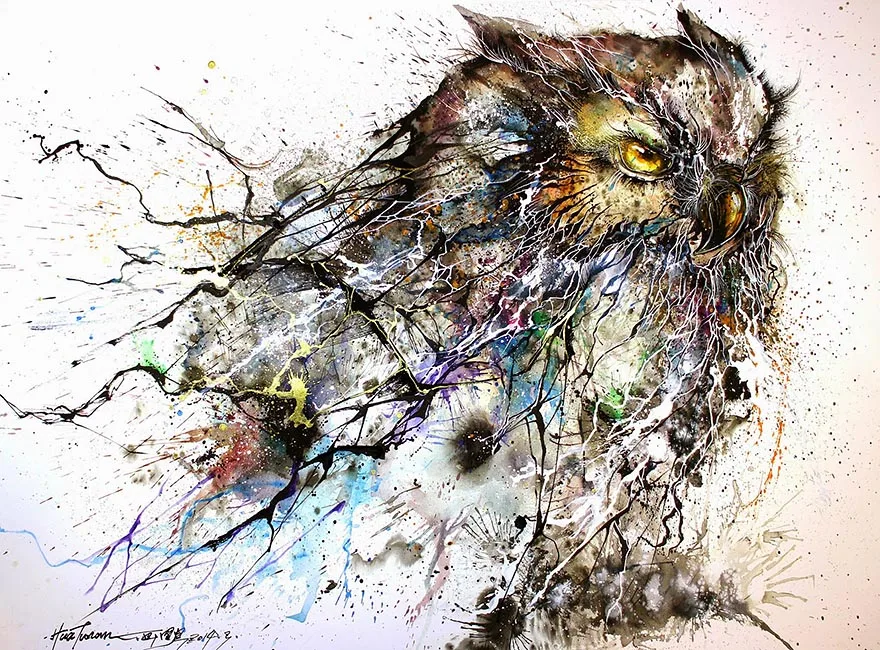 Pinturas de corujas super criativas e inspiradoras (5)