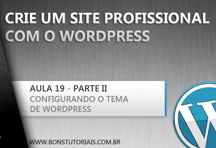 Como configurar meu tema de wordpress
