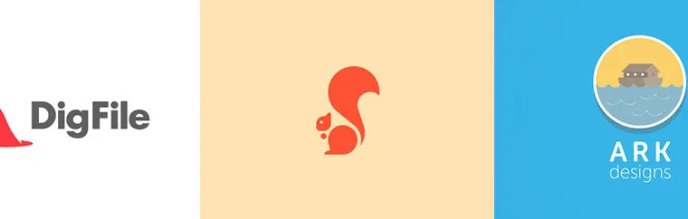 Imagens de logos em estilo Flat design para inspirar (5)