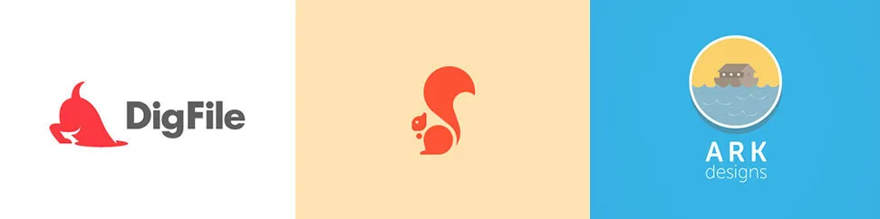 Imagens de logos em estilo Flat design para inspirar (5)