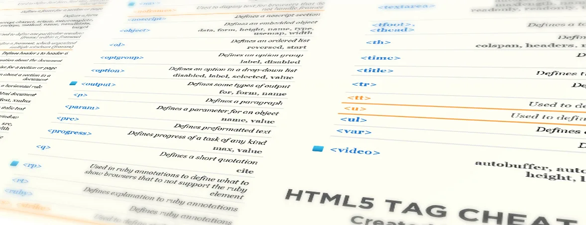 Guia de referência completo para você utilizar quando estiver programando em HTML 5 (1)