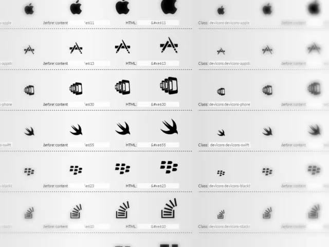 Devicons, ícones em svg para utilizar em seu site (2)