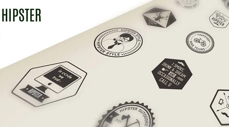 emblemas e logos hipster gratuitos para uso pelo pessoal do site de vetores Vecteezy (2)