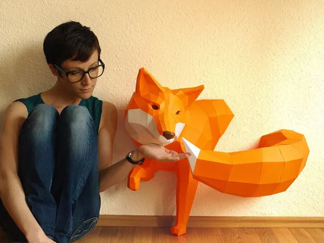 Esculturas geométricas de animais (7)