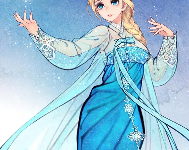 Desenhos da Disney recriados com traços asiáticos (1)