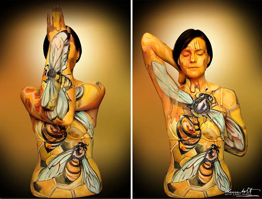 Pinturas criativas em corpos (5)