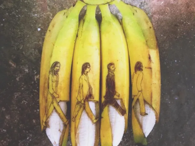 Bananas esculpidas e criativas (9)