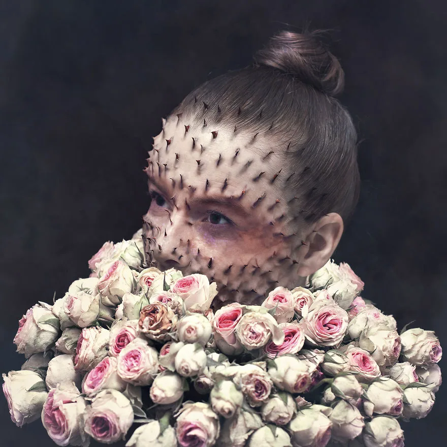 Fotografias surreais de humanos e plantas por Cal Redback - Bons Tutoriais