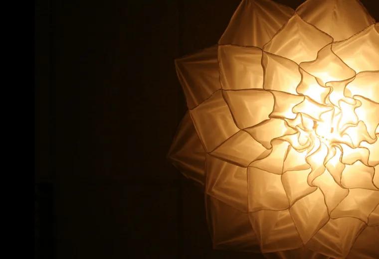 Lustres criativos e com design de flores (1)