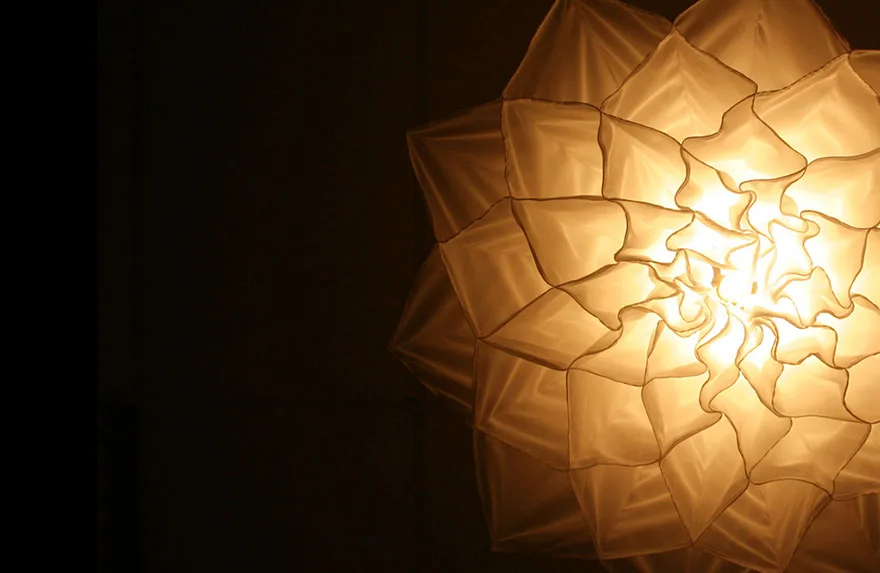 Lustres criativos e com design de flores (1)