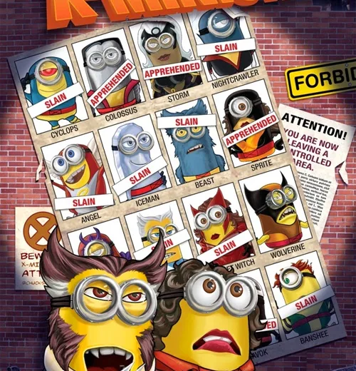 Ilustrações criativas feitas com os Minons (12)
