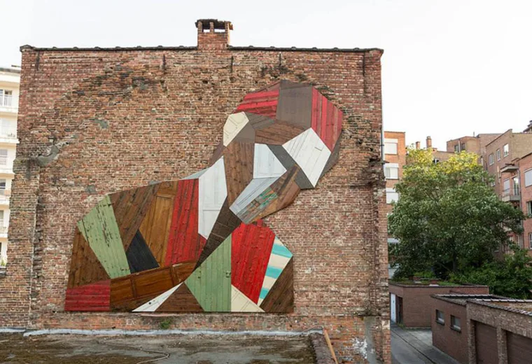 Arte urbana feita com madeira (4)