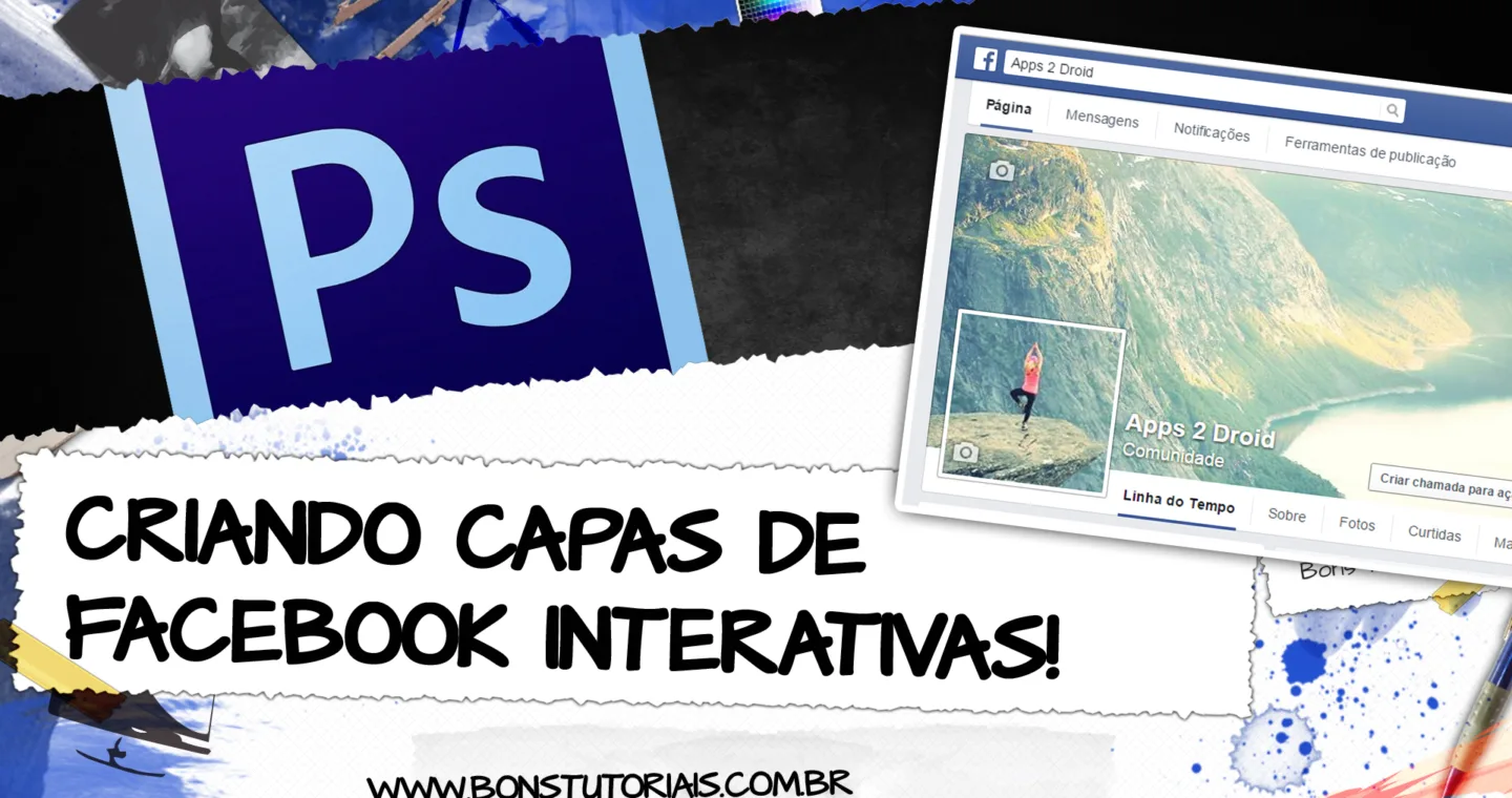 criando uma capa de Facebook criativa