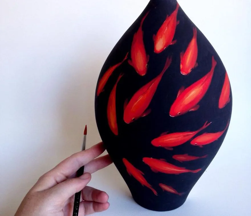 Pinturas em cerâmica perfeitas e tão reais como você nunca viu (7)