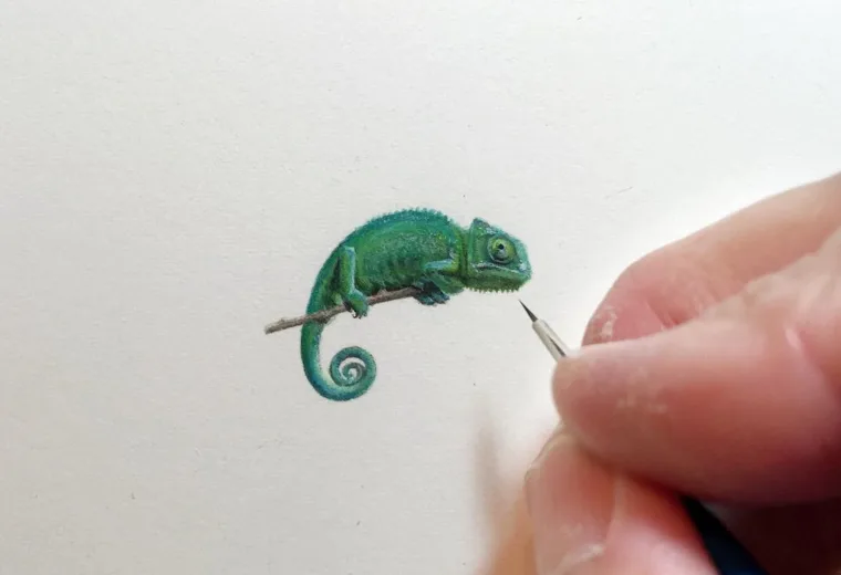 Desenhos e pinturas pequenas e criativas (1)