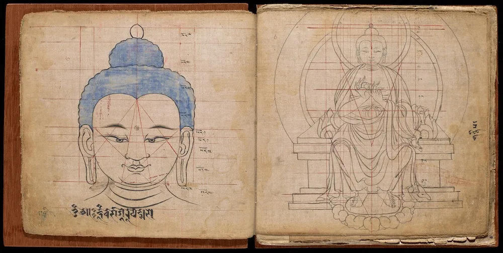Livro tibetano de proporções (5)