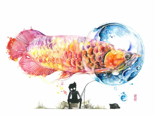 Desenhos e pinturas feitas em aquarela (1)