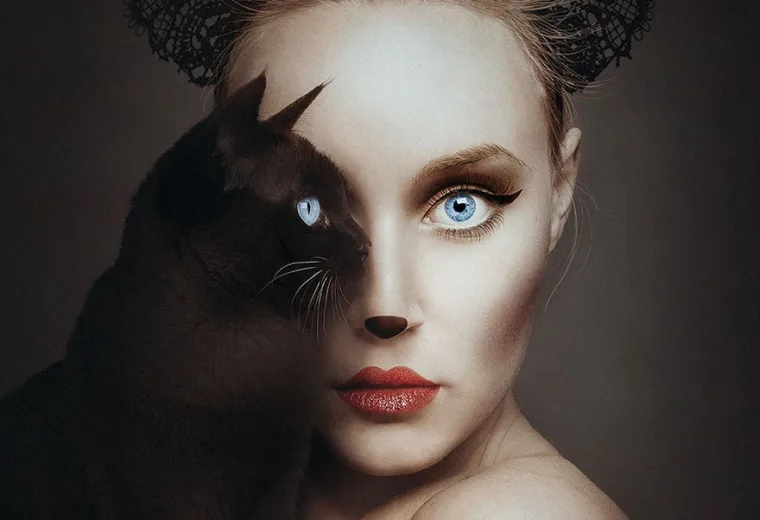 Fotografias criativas de humanos e animais (1)