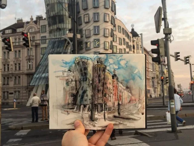 Desenhos criativos de paisagens na Noruega (23)