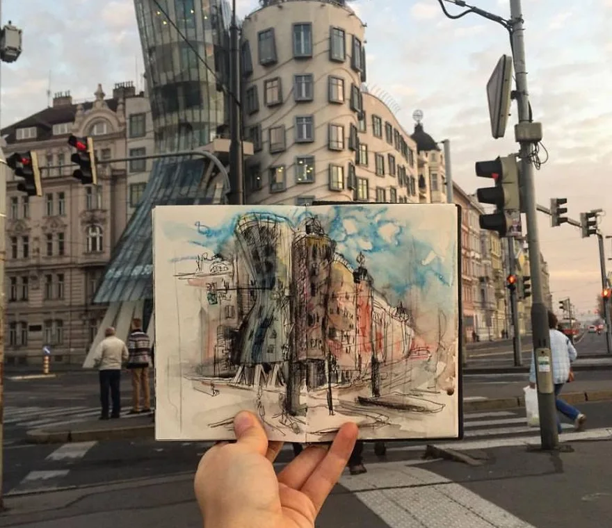 Desenhos criativos de paisagens na Noruega (23)