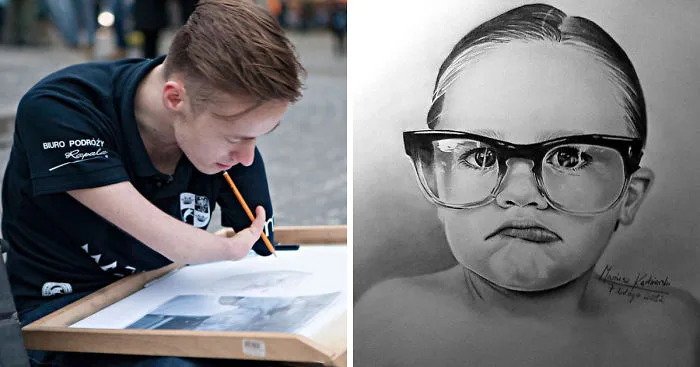 Desenhista com deficiência cria desenhos incríveis (10)
